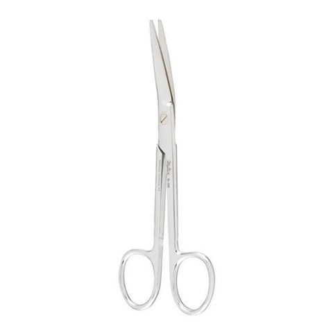 Miltex Scissors Suture New's 5-1/2" Angled on Flat Stainless Steel Each - Integra Miltex - 9-98