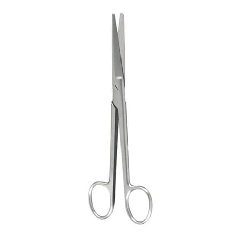 Miltex Scissors Mayo 6-3/4" Blunt/Blunt Straight Stainless Steel Disposable 50/pk - Integra Miltex - ST5-124