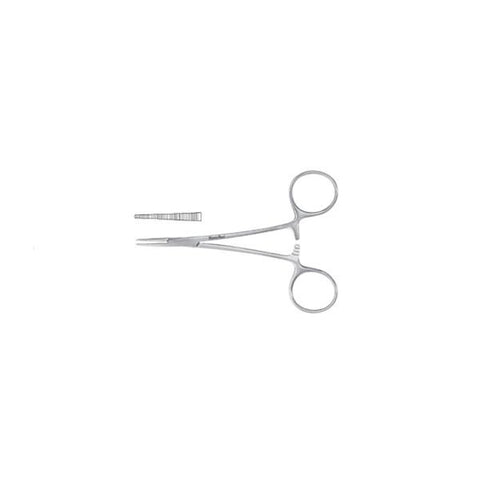 Miltex Forcep Hemostatic Jacobs Meister-Hand 5" Serrated Straight Micro SS Each - Integra Miltex - MH17-2600
