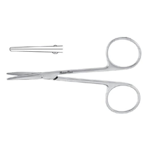 Miltex Scissors Strabismus Meister-Hand 4" Straight Stainless Steel Each - Integra Miltex - MH5-312