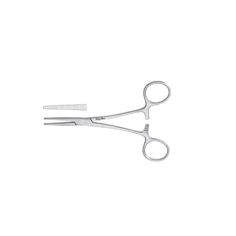 Miltex Forcep Hemostatic Crile Meister-Hand 5-1/2" Serrated Straight Stainless Steel Each - Integra Miltex - MH7-42