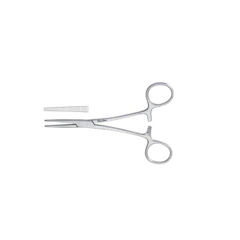 Miltex Forcep Hemostatic Crile Meister-Hand 6-1/4" Serrated Straight Stainless Steel Each - Integra Miltex - MH7-46