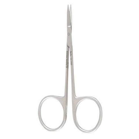 Miltex Scissors Iris 3-1/2" Smooth Straight 15mm Stainless Steel Each - Integra Miltex - 18-1392