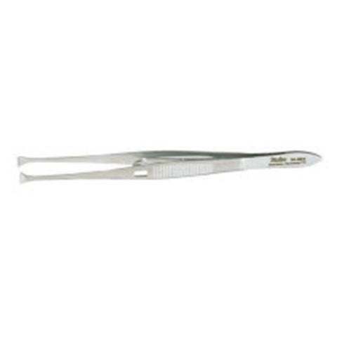 Miltex Forcep Tissue Graefe 4-3/8" 4.5mm Wide Jaw Fine Teeth Stainless Steel Each - Integra Miltex - 18-854