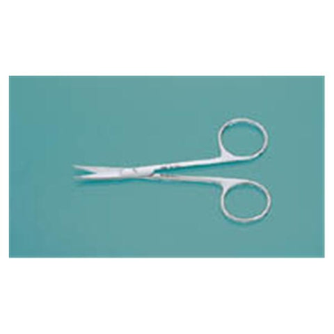 Miltex Scissors Iris 4" Smooth Curved Stainless Steel Each - Integra Miltex - 18-1405