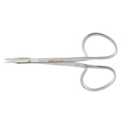 Miltex Scissors Suture 4" Sharp Slight Curve Stainless Steel Each - Integra Miltex - 18-1653