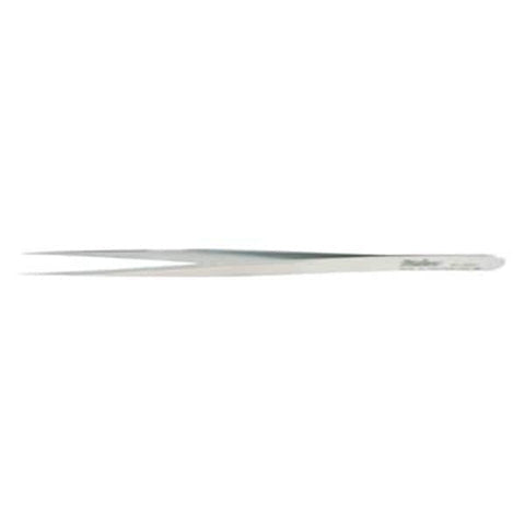 Miltex Forcep Jewelers Swiss 4-3/4" Fine Tip Serrated Straight Flat #1 SS/NMgntc Eachch - Integra Miltex - 17-301