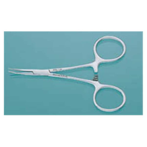Miltex Forcep Hemostatic Hartmann Mosquito 4" Curved Stainless Steel Each - Integra Miltex - 7-26