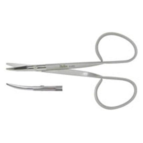Miltex Scissors Utility 4-1/16" Blunt/Blunt Curved Stainless Steel Each - Integra Miltex - 5-400