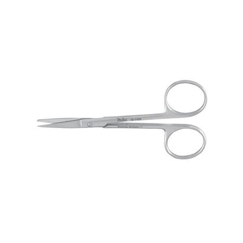 Miltex Scissors Iris 4" Sharp/Blunt Smooth Straight Stainless Steel Each - Integra Miltex - 18-1420