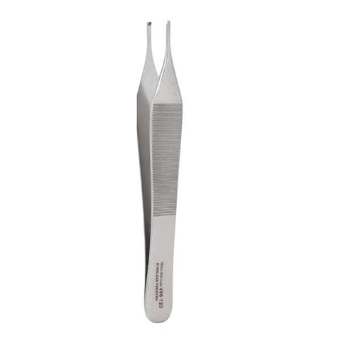 Miltex Forcep Tissue Adson Vantage 4-3/4" Straight 1x2 Teeth Stainless Steel Each - Integra Miltex - V96-120