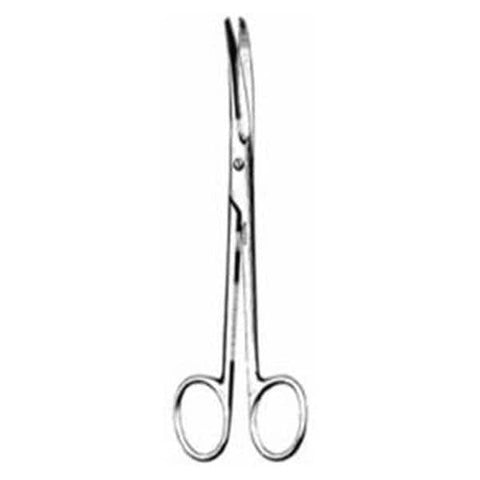 Miltex Scissors Serratex Mayo 6-3/4" Fine Serrated Curved Stainless Steel Eachch - Integra Miltex - 5-134