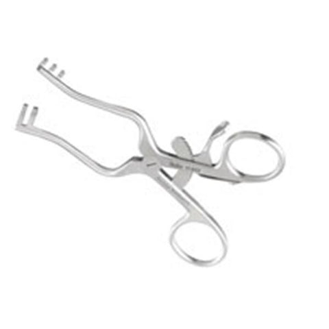 Miltex Retractor Weitlaner 4" Blunt 2x3 Teeth Stainless Steel Each - Integra Miltex - 11-602
