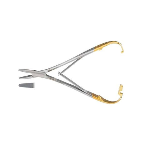 Miltex Holder Needle Mathieu 5-1/2" Stainless Steel/Tungsten Carbide Each - Integra Miltex - 8-28TC