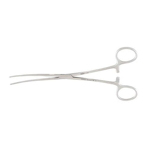 Miltex Forcep Bainbridge 7-1/4" Longitudinal Serrated Curved Stainless Steel Each - Integra Miltex - 7-236