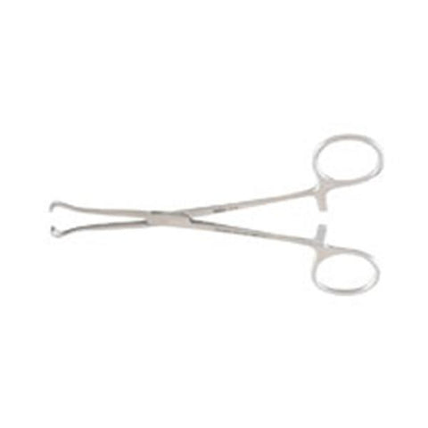 Miltex Forcep Tissue Baby Babcock 5-1/2" 6mm Wide Loop Jaw Smooth Stainless Steel Each - Integra Miltex - 16-42