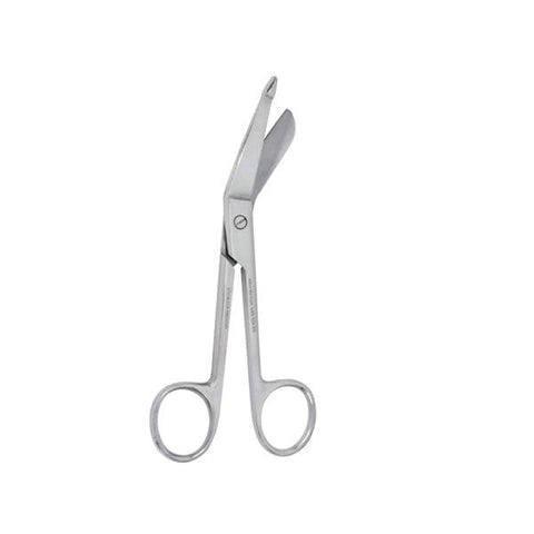 Miltex Scissors Bandage Lister Vantage 7-1/4" Blunt Smooth Bent Stainless Steel Each - Integra Miltex - V95-506SS