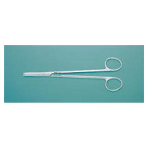 Miltex Scissors Metzenbaum 7" Blunt/Blunt Straight Standard Stainless Steel Each - Integra Miltex - 5-181