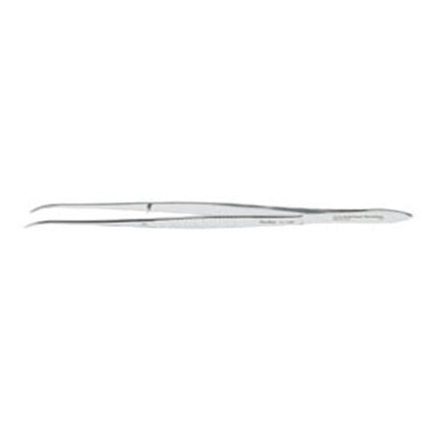 Miltex Forcep Dressing 5" Narrow Serrated Curved Stainless Steel Each - Integra Miltex - 6-100