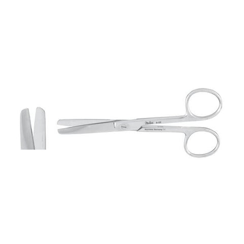 Miltex Scissors Operating 6-1/2" Blunt/Blunt Straight Standard Stainless Steel E - Integra Miltex - 5-28
