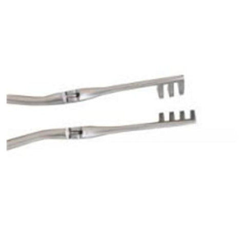 Miltex Retractor Beckman-Weitlaner 9" Blunt 3x4 Teeth Stainless Steel Each - Integra Miltex - 11-642BL