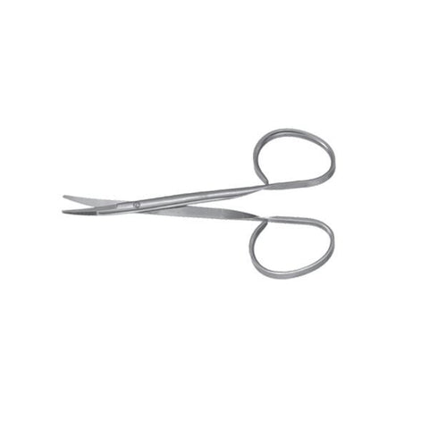 Miltex Scissors Wire Cutting 4-1/4" Smooth Curved Stainless Steel Each - Integra Miltex - 9D-135