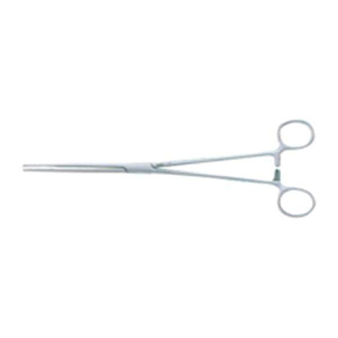 Miltex Forcep Sponge Bozeman 10-1/2" Serrated Straight Stainless Steel Each - Integra Miltex - 7-620