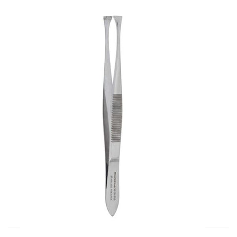 Miltex Forcep Cilia Bergh Vantage 3-1/2" Fine Tip Serrated Diagonal Stainless Steel Each - Integra Miltex - V918-1110