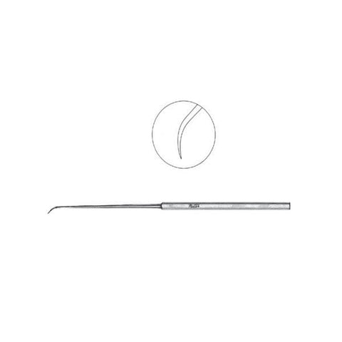 Miltex Pick Rosen 6-1/8" Curved 3mm From Tip Stainless Steel Each - Integra Miltex - 19-211