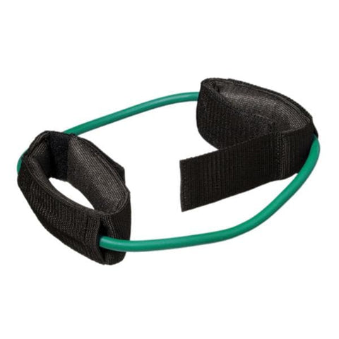 Fabrication Enterprises Tubing Exercise CanDo 35" Green Medium Latex With Ankle/Wrist Cuffs Each - 23285