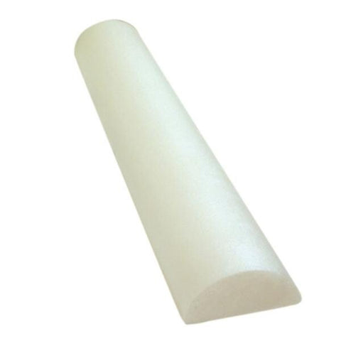 Fabrication Enterprises Roller Therapy CanDo 36x6" Half Round White Polyethylene Foam Each - 30-2110