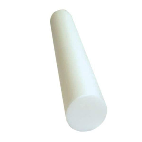 Fabrication Enterprises Roller Therapy CanDo 36x6" Round White Polyethylene Foam Each - 30-2100