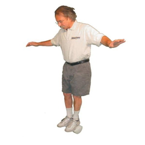 Fabrication Enterprises Roller Therapy CanDo 36x4" Half Round White Polyethylene Foam Each - 30-2112