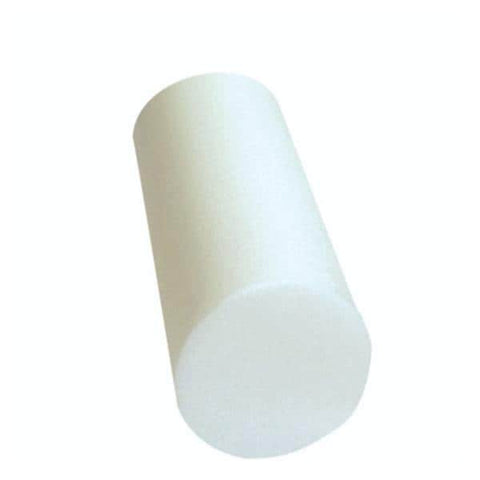 Fabrication Enterprises Roller Therapy CanDo 12x6" Round White Polyethylene Foam Each - 30-2101