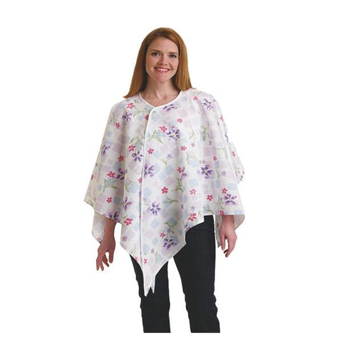 Medline Industries Inc Mammogram Cloth Womens Tile Blossom Raspberry Small Adult 24/Ca - MDTSG5ROHBLS