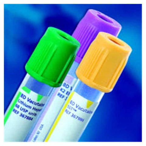 Becton Tube Ven BC Vacutainer Plus 6mL 13x100 Plstc Cl Actvtr Rd 100/Bx, 10 BX/CA - Dickinson - 367815