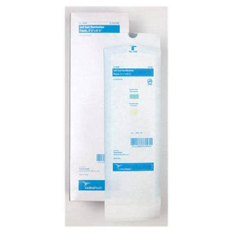 Cardinal Health Pouch Sterilization 3.5 in x 9.875 in Blue / White 200/Bx, 4 BX/CA - 92309