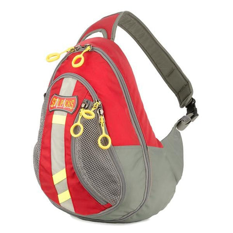 Statpacks Backpack EMT G3 MedSlinger 3x13x18.5" Red Zipper Closure Foam Molded Strap Each, 8 Each/CA - G35011RE