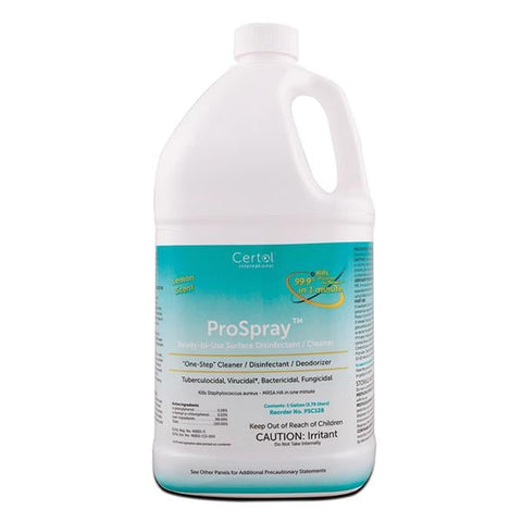 Certol International Disinfectant Prospray Refill Lemon 1 Gallon Gal/Bt, 4 Each/CA - PSC128-1