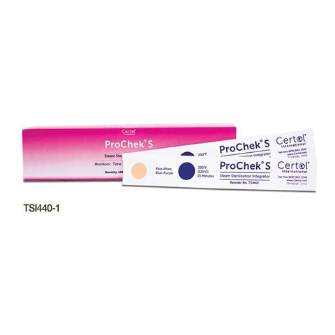 Certol International Indicator Strip Procheck S 100/Bx, 6 BX/CA - TSI440