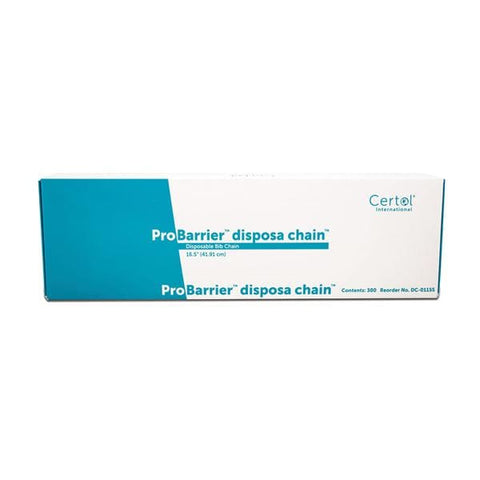 Certol International Bib Holder ProBarrier DisposaChain Disposable Cloth 300/Bx, 10 BX/CA - DC-0115S