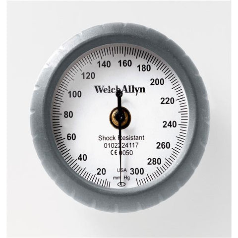 Welch Gauge Aneroid DuraShock Bronze Series Dial Display Black/Gray Eachch - Allyn - DS44