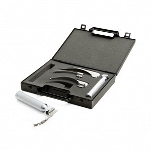 ADC Satin Standard Laryngoscope Set - Macintosh Satin Standard Laryngoscope Set with 4 Blades