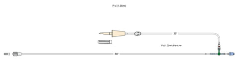CODAN Medication Delivery System, non-vented spike, pinch clamp
