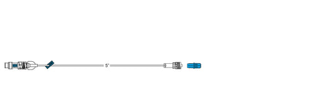 CODAN RegularBore Extension Set, detachable swabable valve, pinch clamp, spin-lock