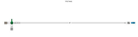 CODAN Four-way stopcock, regularbore tubing, spin-lock