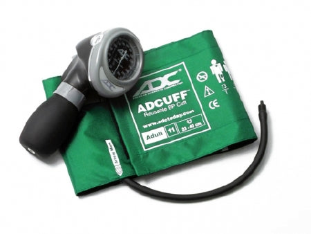 ADC American Diagnostic Corp Diagnostix Aneroid Sphygmomanometer Palm Style Hand Held 1-Tube Adult Size