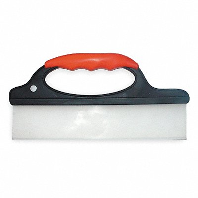 10-1/2 W Straight Silicone Bench Squeegee Without Handle Black/Red