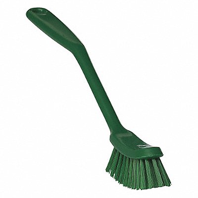 11 L Polyester Short Handle Scrub Brush Green