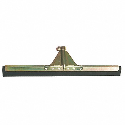 22 W Straight Foam Rubber Floor Squeegee Without Handle Black